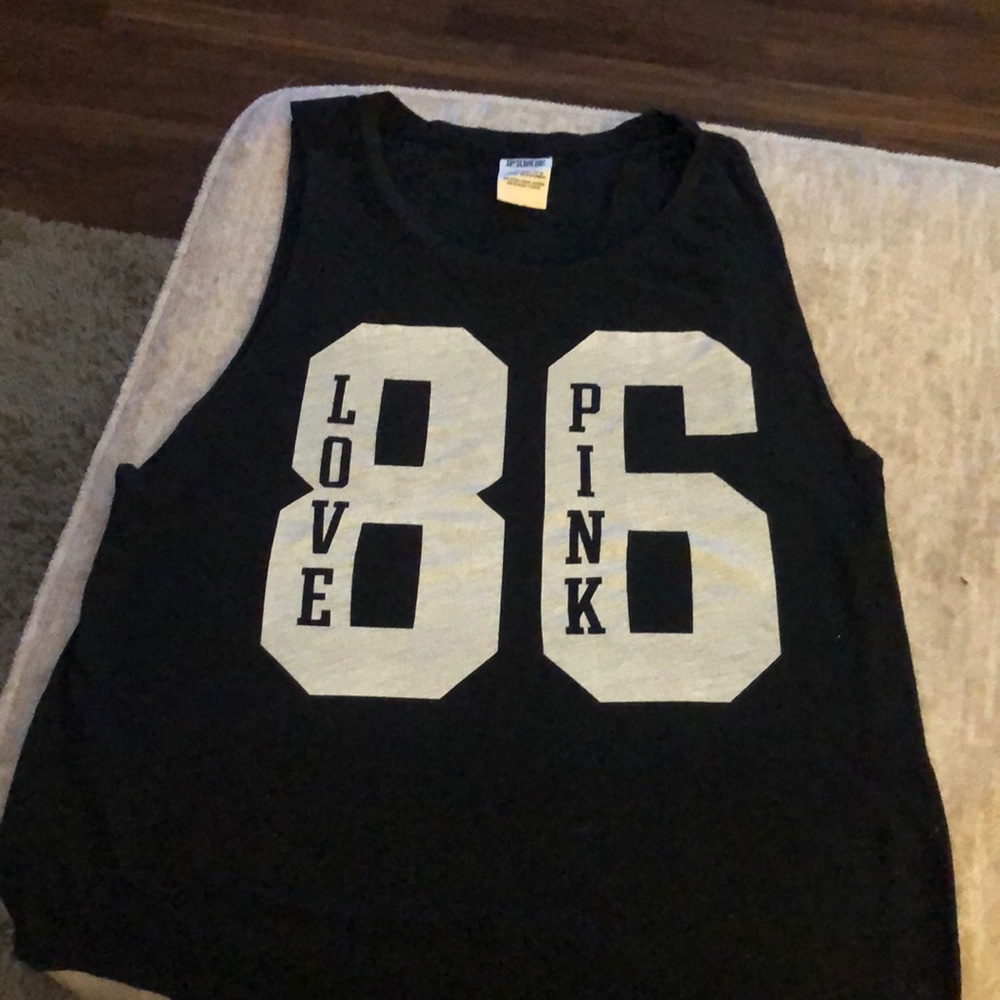 Pink womens muscle type T Shirt